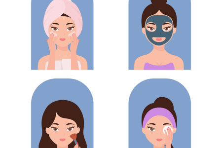 Four Steps of a Skincare Routine